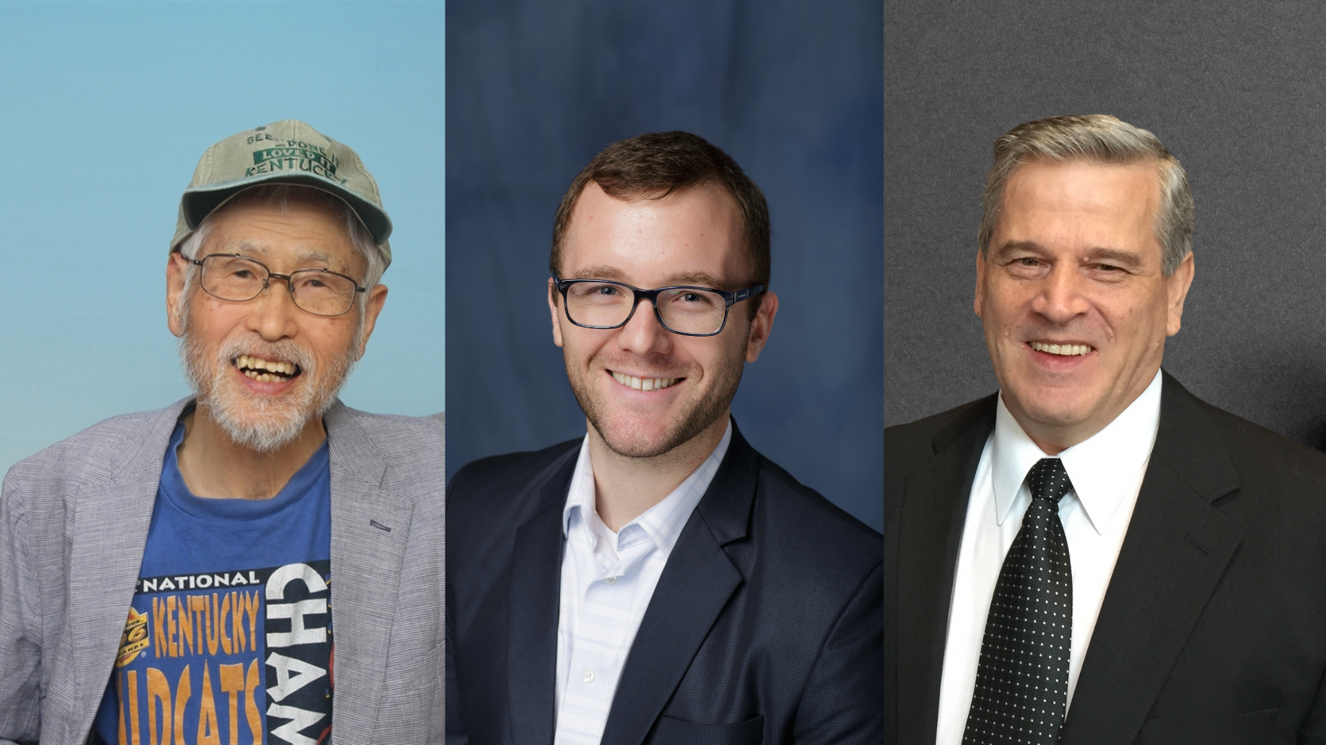 Eiichi Akaho, Joshua Brown, Stephen Schondelmeyer Headshots