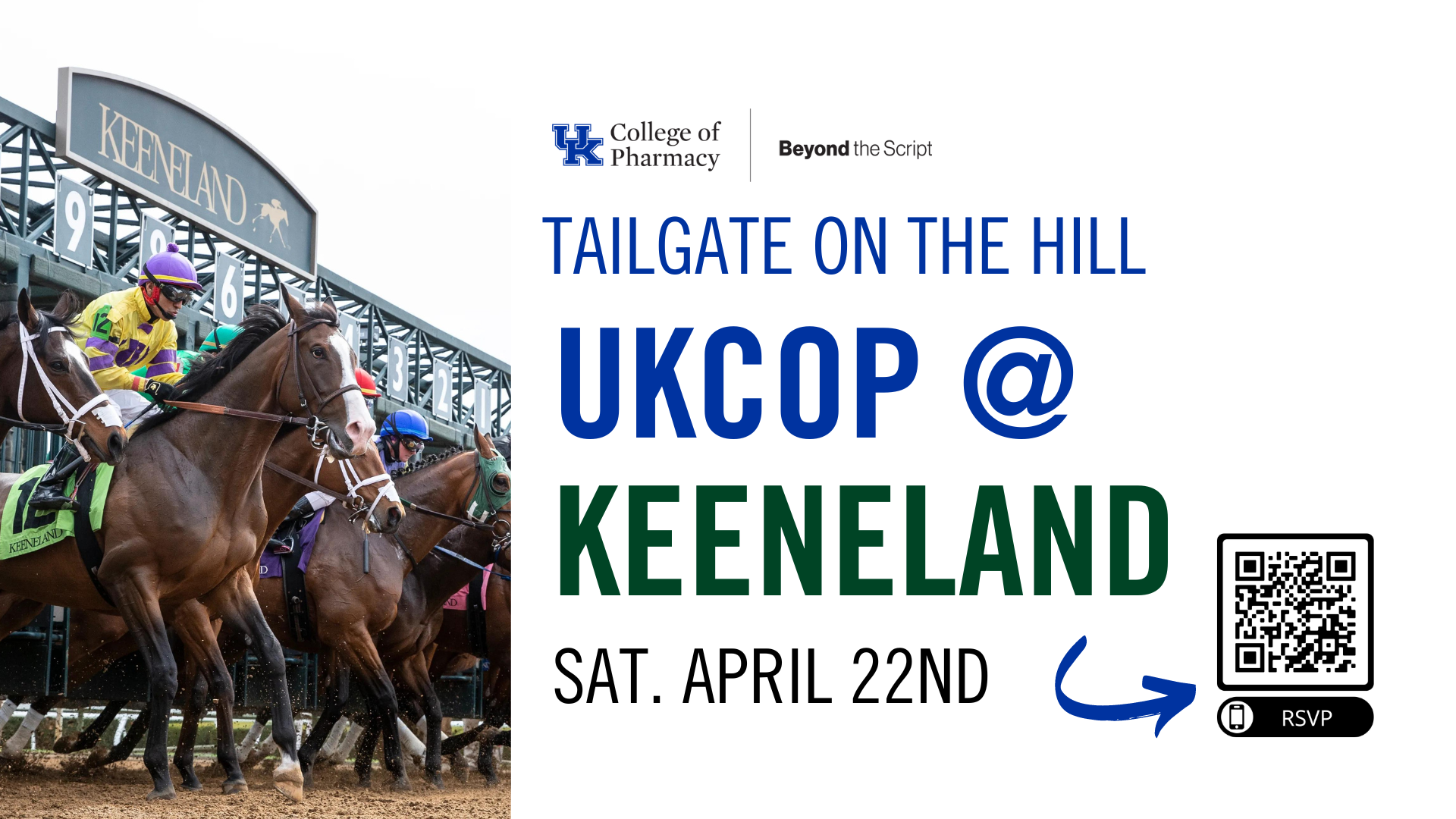 flyer for UKCOP at Keeneland Day