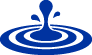 Icon showing water droplet ripple effect