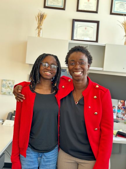 Funmi and deborah's picture for her APhA Abstract Podium presentation