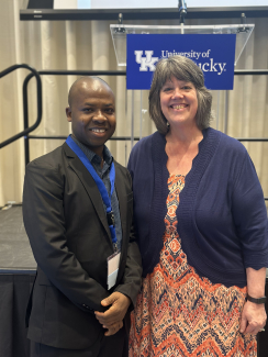 Rasaq Oladapo and Trish Freeman at SURE 2026