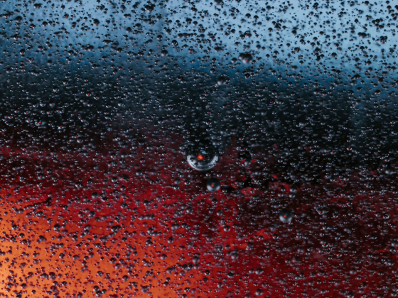 water droplets on colored background