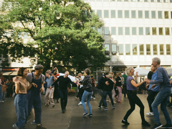 people dancing